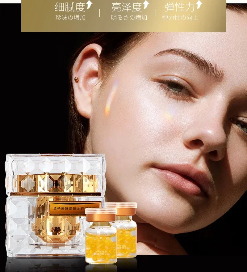 Luxury Skincare Whitening Cream - Platino Raro Lusso Caviale Set Cura