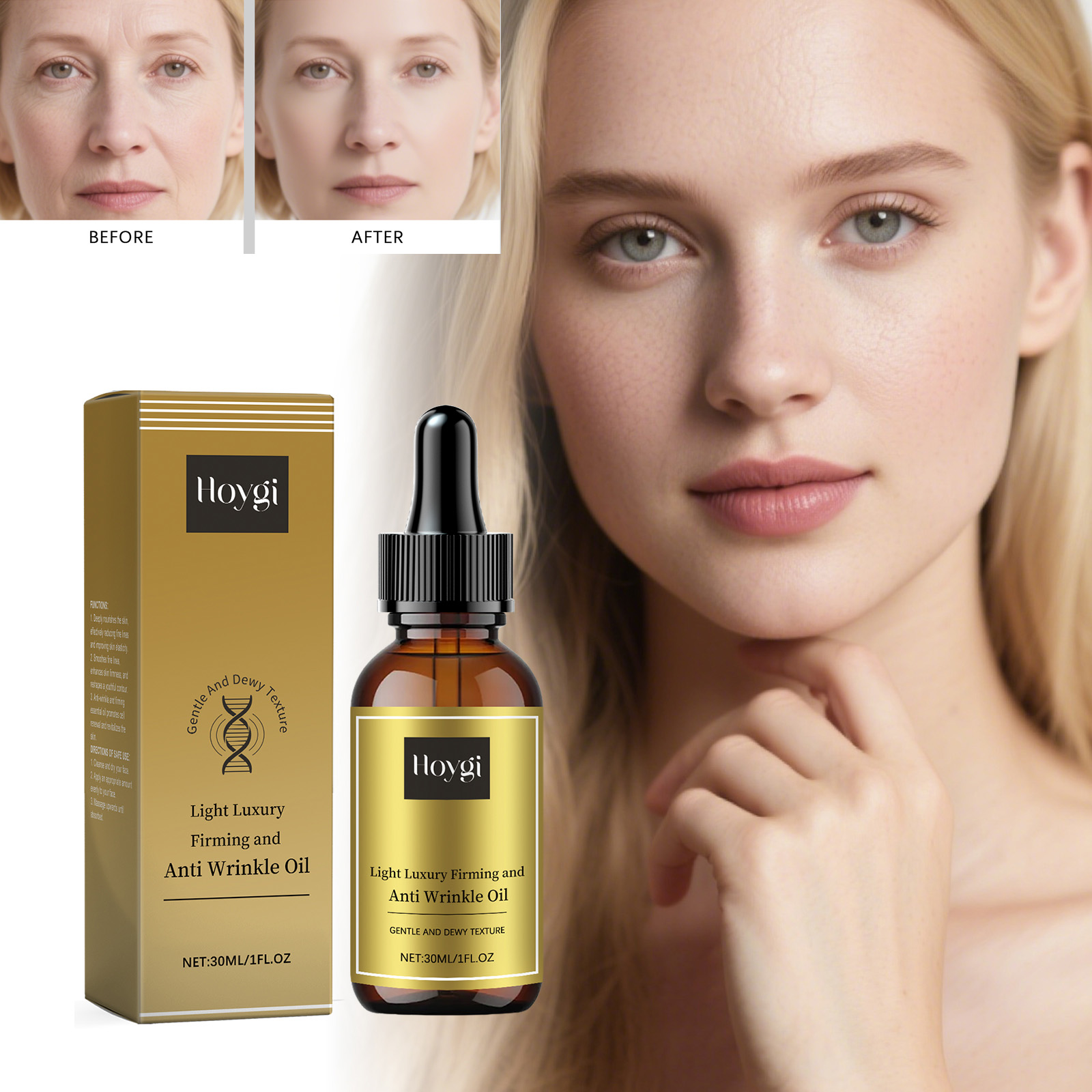 Luxury Skin Care - Rassodante Cura del viso Olio Lifting